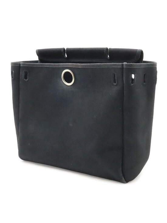 Hermes Herbag a Dos PM Backpack 2-Way Handbag Toile Officier Leather Black main image 6
